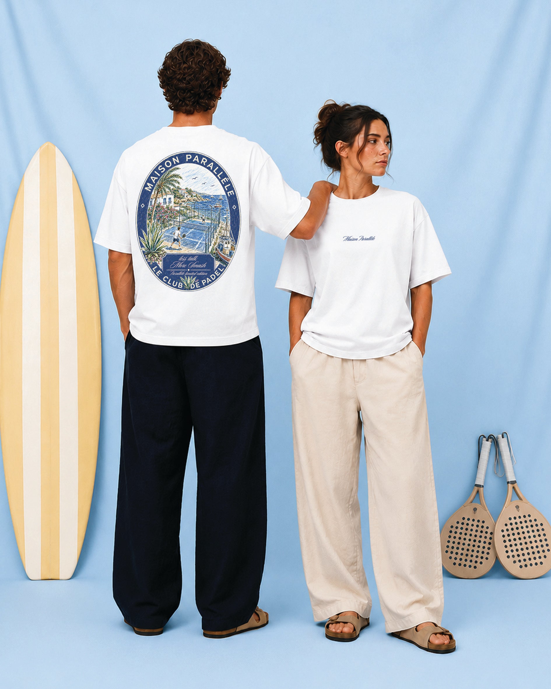 Mediterranean Padel Court T-Shirt